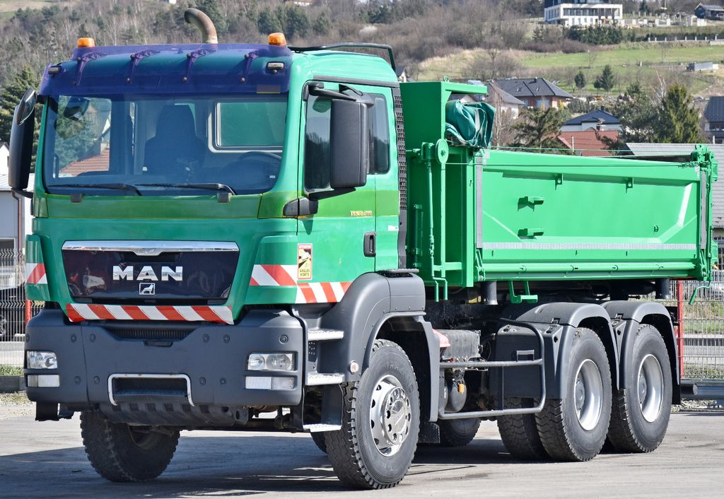 Savivartis sunkvežimis, Sunkvežimis su kranu MAN TGS 33.360 * KIPPER 5,10 m + BORDMATIC / 6x4: foto 5