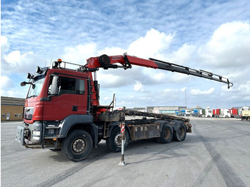 MAN TGS 35.440 8x4 / Fassi F245A  Crane Year 2017  - Sunkvežimis su kranu, Sunkvežimis - kabelių sistema: foto 1