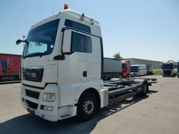 Konteineris-vežimus/ Sukeisti kūną sunkvežimis MAN TGX 18.400 mit Ladebordwand, Automatik,  4x2: foto 1