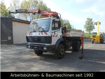 Mercedes-Benz 1717 AK Kipper Allrad mit Kran  - Savivartis sunkvežimis, Sunkvežimis su kranu: foto 3