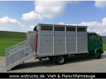Gyvulių pervežimo sunkvežimis Mercedes-Benz 814 L Menke Einstock: foto 1