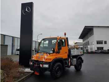 Savivartis sunkvežimis Mercedes-Benz UNIMOG U300 4x4 Kipper Hydrostat Zapfwelle Klima: foto 1