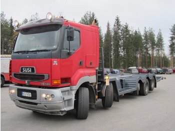 Sisu E12 480 E-TECH 10X4 KONEENKULJETUSRITILÄ - Platforminis/ Bortinis sunkvežimis