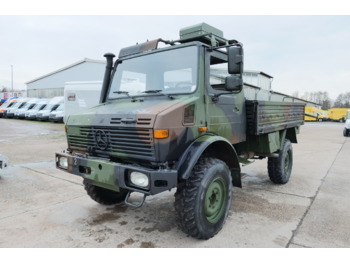UNIMOG U 1300 L 435 4X4 2t KLIMA *-OLDTIMER-* AHK - Platforminis/ Bortinis sunkvežimis