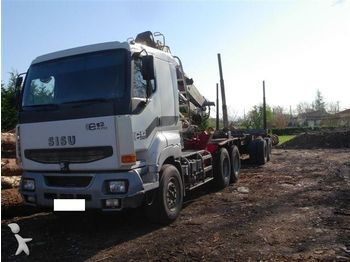 Sunkvežimis pervežimui medienos SISU sisu 470 grumier lang hotz
: foto 1