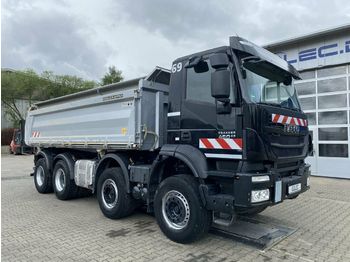 Savivartis sunkvežimis Iveco TRAKKER 450 8x4 Euro 6 Dreiseitenkipper Meiller