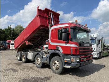 Savivartis sunkvežimis Scania P124-420 8X4 MANUAL GEAR - FULL STEEL - RETARDER: foto 1