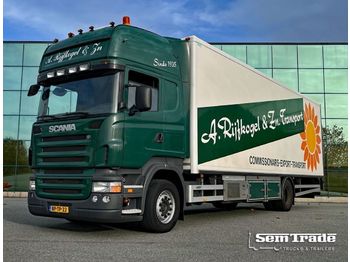 Furgonas sunkvežimis Scania R380 BLOEMEN RETARDER EURO 3 ANALOGE TACHO 909k KM ORIGINEEL KOELING KACH: foto 1