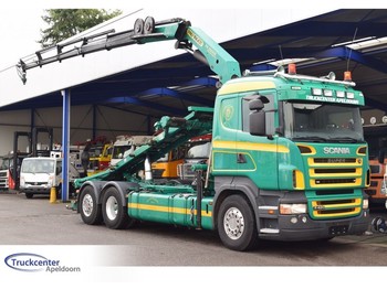Nuožulnaus pakėlimo ant platformos sunkvežimis Scania R 420, Retarder, Palfinger PK20002, 6x2, Truckcenter Apeldoorn: foto 1