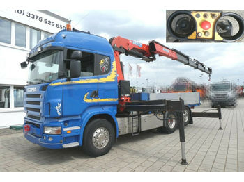 Platforminis/ Bortinis sunkvežimis Scania R 500 L 6x2 Pritsche Kran Schalter,V8 Motor ,Eff: foto 1