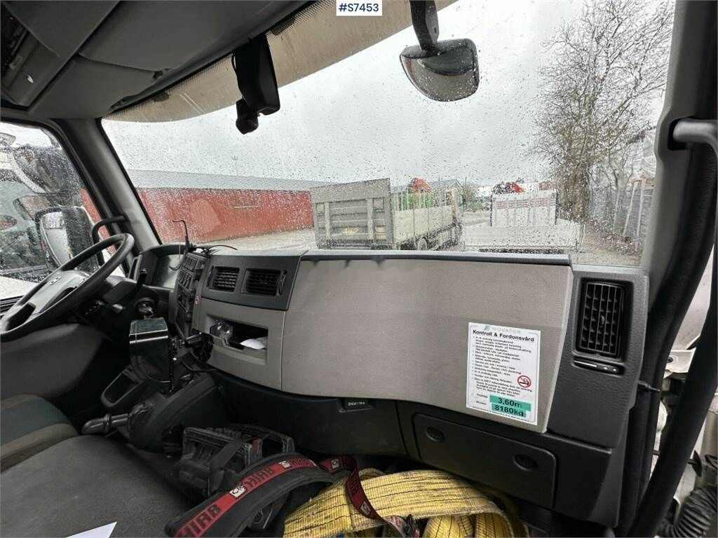 Platforminis/ Bortinis sunkvežimis, Sunkvežimis su kranu Volvo FL 280 4X2 Crane truck with HIAB XS 144 E-5 crane: foto 48