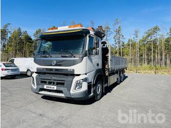 Platforminis/ Bortinis sunkvežimis, Sunkvežimis su kranu Volvo FM 10.8 I-Shift, Palfinger: foto 1
