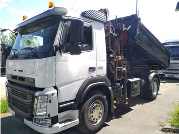 Savivartis sunkvežimis, Sunkvežimis su kranu Volvo FM 330 Meiller 3-S-Kipper Kran HMF  1035/910K2: foto 1