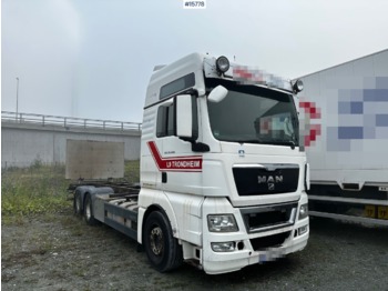 Konteineris-vežimus/ Sukeisti kūną sunkvežimis MAN TGX 26.480