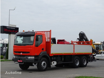Platforminis/ Bortinis sunkvežimis RENAULT Kerax 370