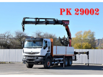 Platforminis/ Bortinis sunkvežimis RENAULT Kerax 500