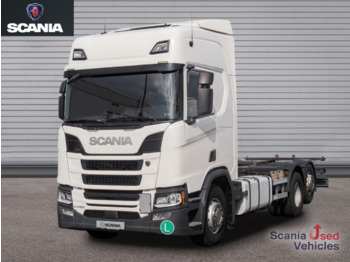 Konteineris-vežimus/ Sukeisti kūną sunkvežimis SCANIA R 450
