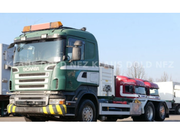 Konteineris-vežimus/ Sukeisti kūną sunkvežimis SCANIA R 500