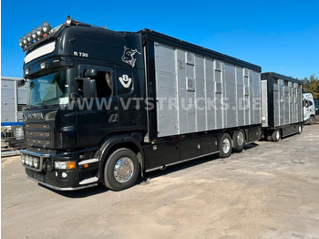 Gyvulių pervežimo sunkvežimis SCANIA R 730
