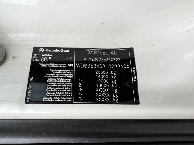 Vilkikas Mercedes-Benz Actros ACTROS 1846LS EURO 6 STREAMSPACE VIN: 10233406: foto 12