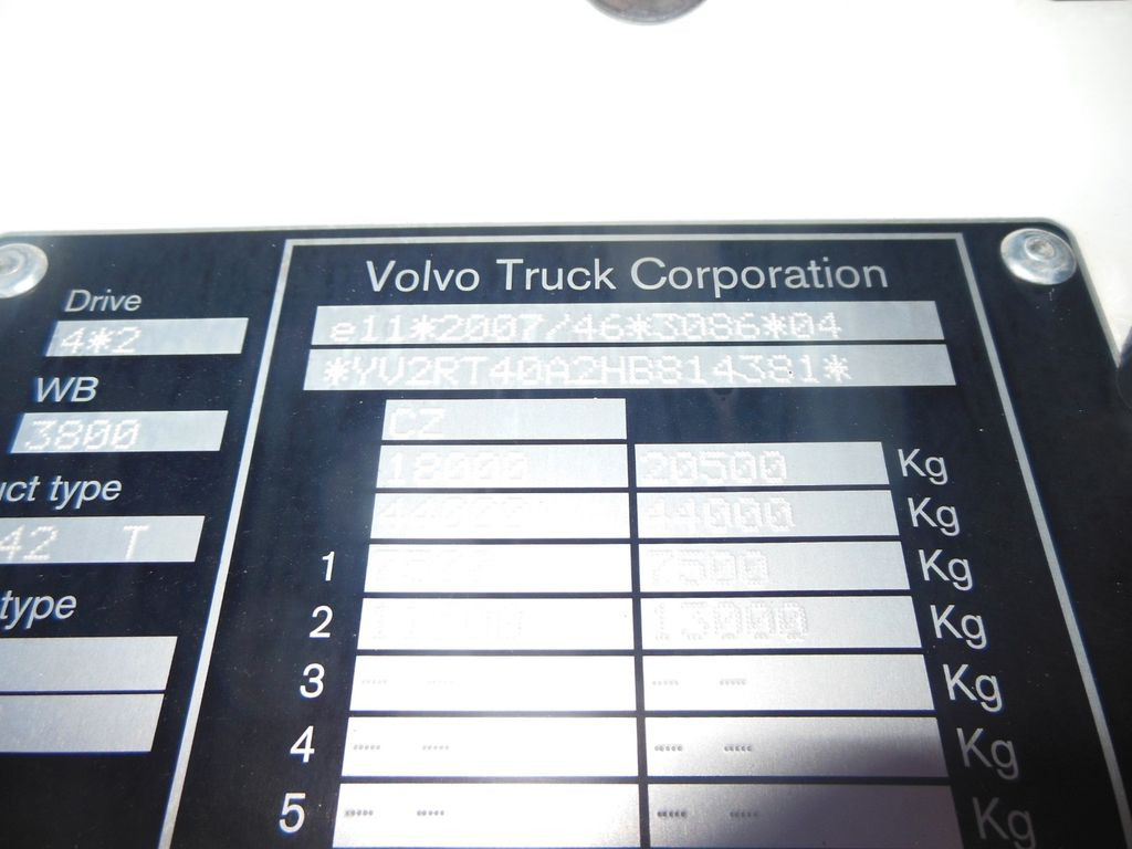 Vilkikas Volvo FH 13/500, GLOBE XL, HYDRAULIK, ALU FELGEN, TOP!: foto 22