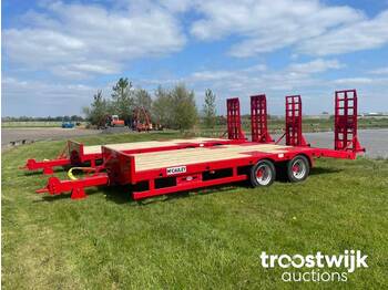 Traktorinė priekaba-platforma McCauley A2LL2 - 2 Axle Beaver Tail 21ft low loader: foto 1