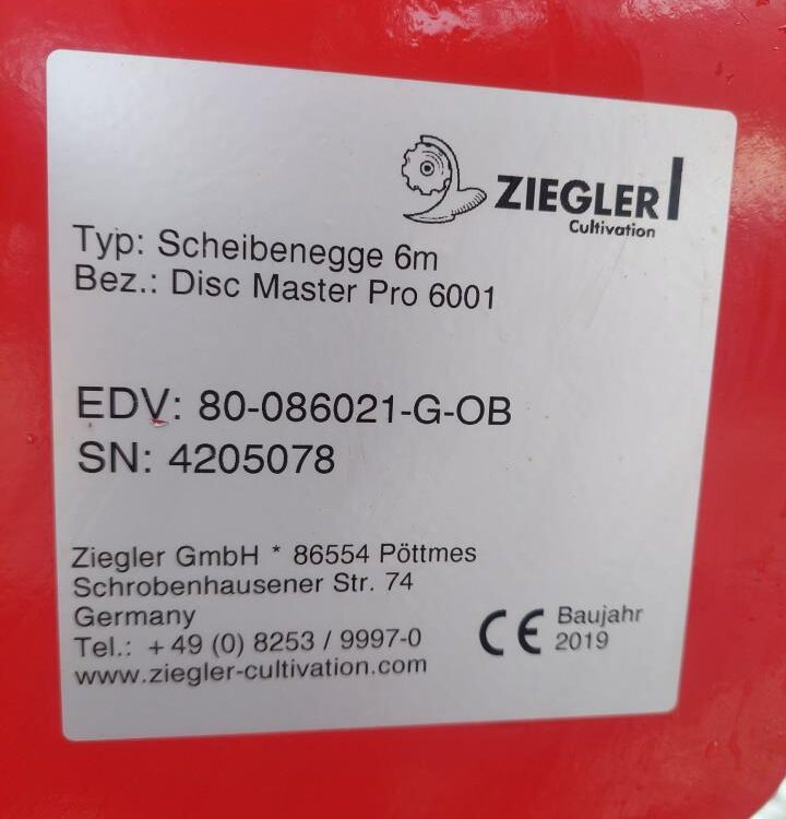 Diskiniai skutikai Ziegler DISC MASTER PRO 6001: foto 15