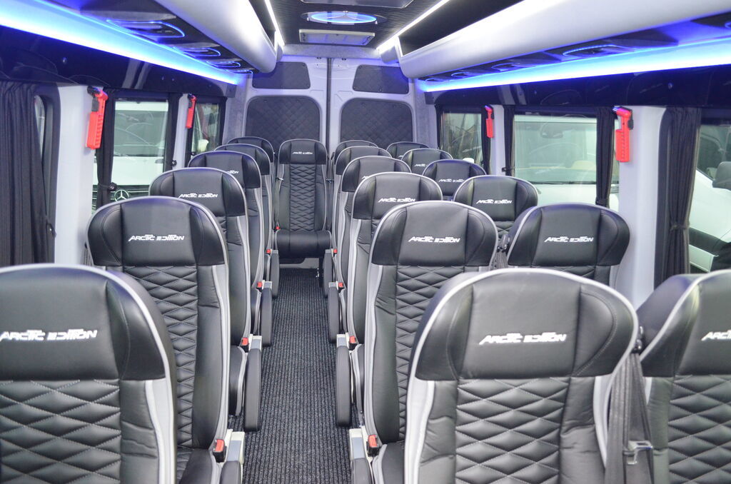MERCEDES-BENZ Sprinter 519 4x4 high and low drive - Mikroautobusas: foto 5