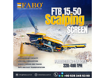 FABO FTB 1550 Mobile Scalping Screen - Mobilus trupintuvas: foto 1