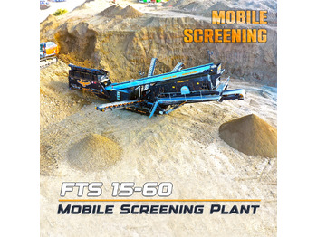FABO FTS 15-60 MOBILE SCREENING PLANT 500-600 TPH | Ready in Stock - Mobilus trupintuvas: foto 1