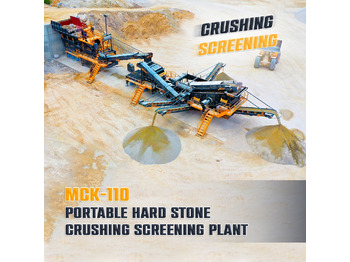 FABO MCK-110 MOBILE CRUSHING & SCREENING PLANT FOR HARDSTONE | AVAILABLE IN STOCK - Mobilus trupintuvas: foto 1