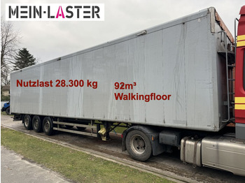 Kraker CF 300 92 m³ Liftachse TÜV 4-24 NL 28,3 t  - Su slankiojanciomis grindimis puspriekabė: foto 1
