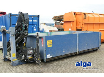 Abrollcontainer, Kran Hiab 099 BS-2 Duo  - Užtraukiamas konteineris: foto 1