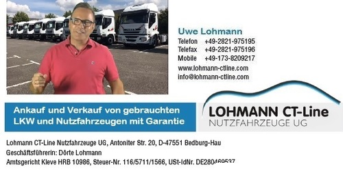 SCHMIDT 3-Achs Kofferauflieger+ LBW - Puspriekabė