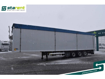 Su slankiojanciomis grindimis puspriekabė KNAPEN