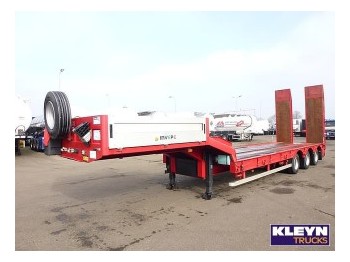Žemo profilio platforma puspriekabė pervežimui sunkiosios technikos Invepe GT P FAS  ELECTRIC RAMPS STEEL: foto 1