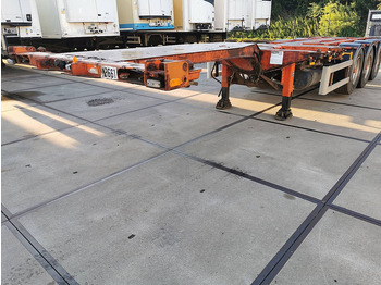 Konteineris-vežimus/ Sukeisti kūną puspriekabė NOOTEBOOM