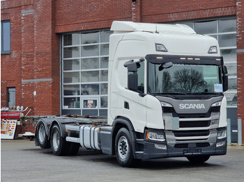 Konteineris-vežimus/ Sukeisti kūną sunkvežimis SCANIA G 500