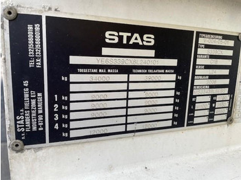 Savivartis puspriekabė pervežimui birių medžiagų Stas: foto 3