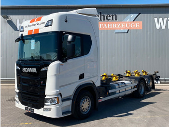 Konteineris-vežimus/ Sukeisti kūną sunkvežimis SCANIA R 450