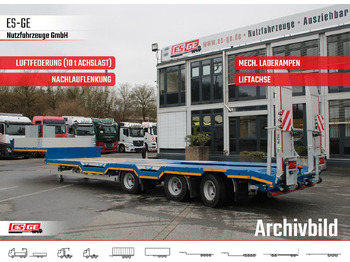 Žemo profilio platforma puspriekabė ES-GE