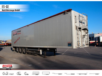 Su slankiojanciomis grindimis puspriekabė KNAPEN