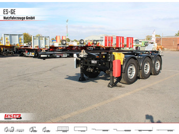 Konteineris-vežimus/ Sukeisti kūną puspriekabė Krone Box Liner 3-Achs-Containerchassis 20': foto 2 Konteineris-vežimus/ Sukeisti kūną puspriekabė Krone Box Liner 3-Achs-Containerchassis 20': foto 2