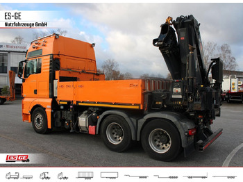 Platforminis/ Bortinis sunkvežimis MAN TGX 26.540