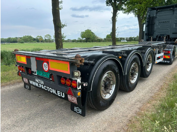 Konteineris-vežimus/ Sukeisti kūną puspriekabė Pacton ET3 / Bpw Disc / Lifting axle / 2x20/30/40/45 ft hc / Tyres 80 / Tuf 3-20: foto 3