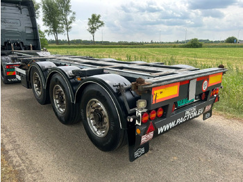 Konteineris-vežimus/ Sukeisti kūną puspriekabė Pacton ET3 / Bpw Disc / Lifting axle / 2x20/30/40/45 ft hc / Tyres 80 / Tuf 3-20: foto 4