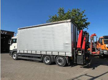 Sunkvežimis su kranu MAN TG-S 26.400 6x2-2 BL Pritsche Heckkran 5xhydr.Au: foto 3