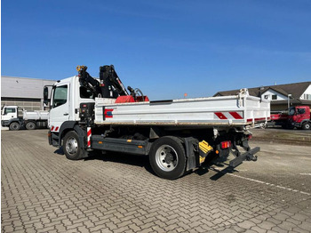 Savivartis sunkvežimis, Sunkvežimis su kranu Mercedes-Benz Atego 1224 K 2-Achs Kipper Kran Hiab +Greiferst.: foto 3