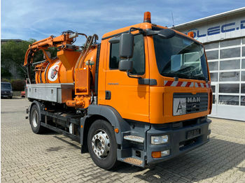 Asenizatorius MAN TGM 18.280 Kanalreiniger Kombi LEISTIKOW 8.300 L: foto 1