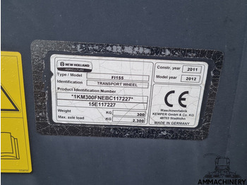 Įranga už pašarų kombainai pervežimui maisto produktų New Holland 750SFI support wheel: foto 4 Įranga už pašarų kombainai pervežimui maisto produktų New Holland 750SFI support wheel: foto 4